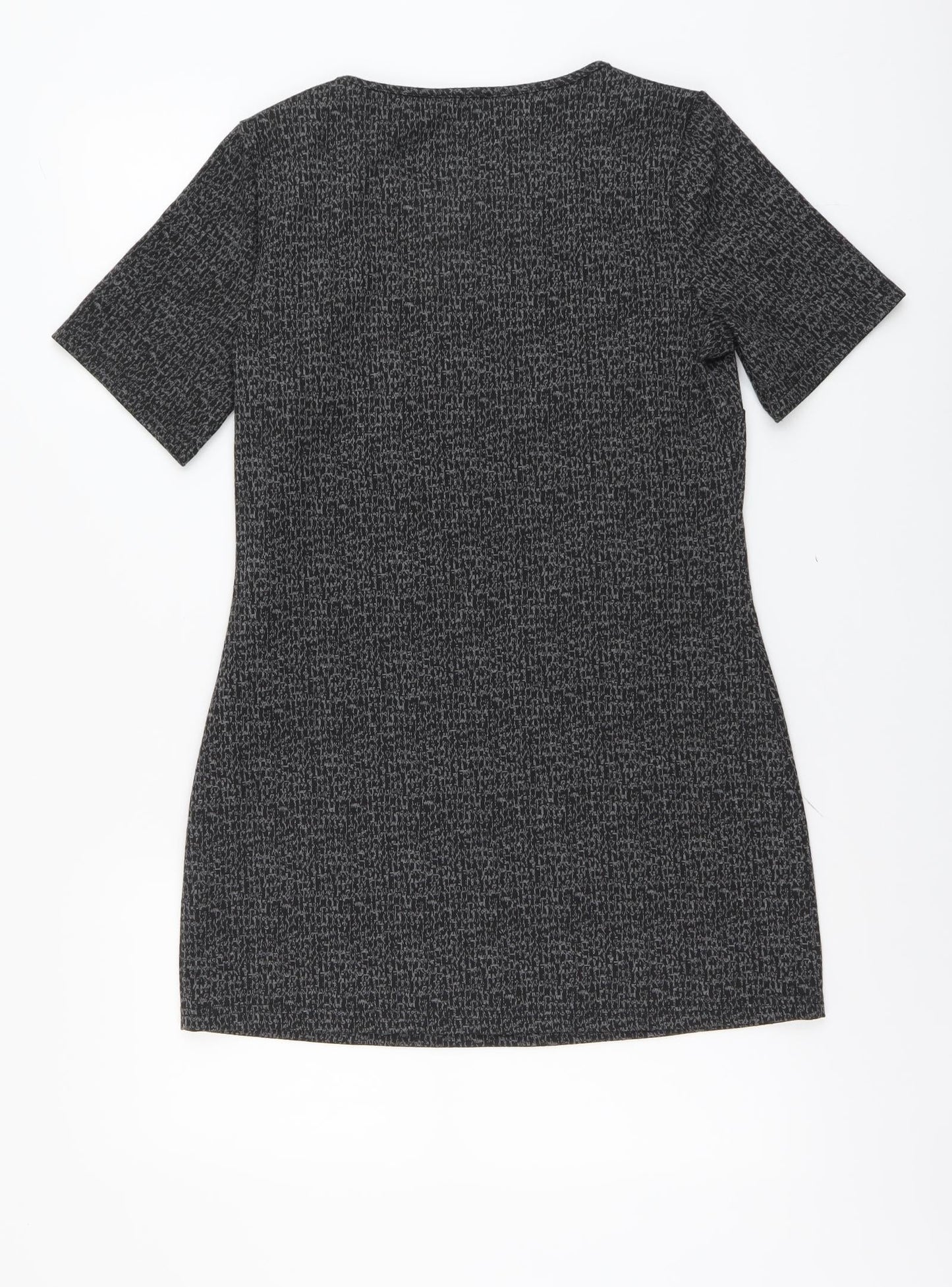 Papaya Womens Grey Polyester A-Line Size 10 Round Neck Pullover