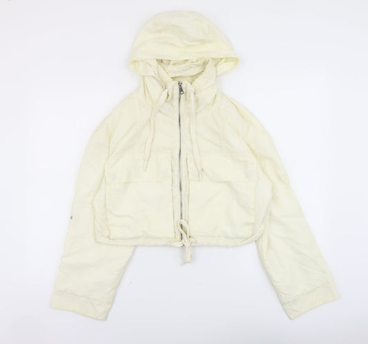 Pull&Bear Womens Yellow Jacket Size XS Zip