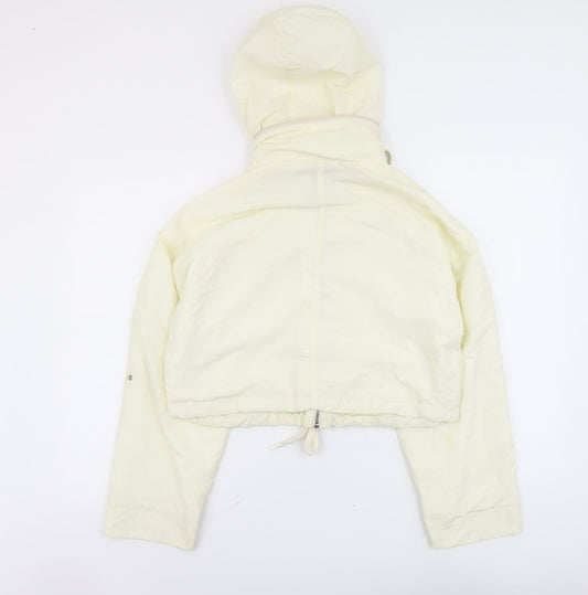 Pull&Bear Womens Yellow Jacket Size XS Zip