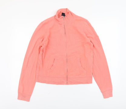 Gap Womens Pink Cotton Full Zip Sweatshirt Size M Zip
