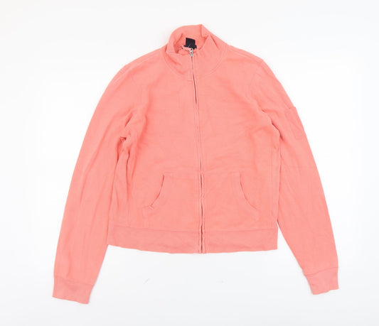Gap Womens Pink Cotton Full Zip Sweatshirt Size M Zip