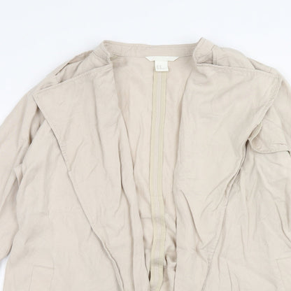 H&M Womens Beige Jacket Size 12