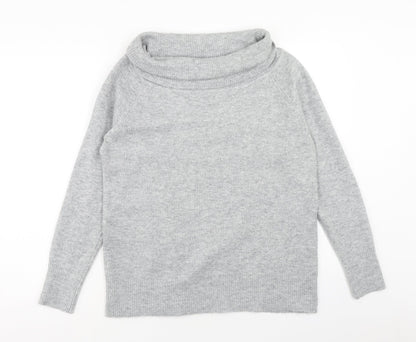 Womens UK Size 16 Red Herring Grey Pullover Jumper