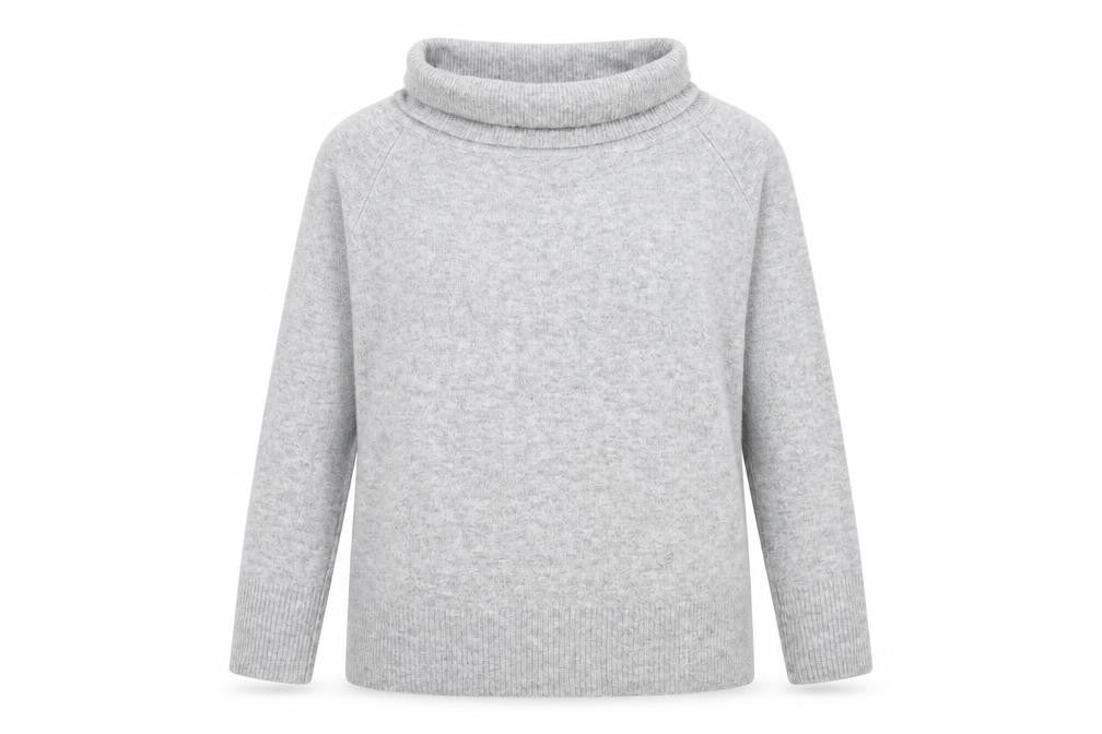 Womens UK Size 16 Red Herring Grey Pullover Jumper