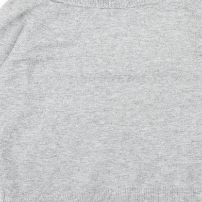Womens UK Size 16 Red Herring Grey Pullover Jumper