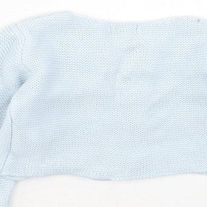 GOCCO Boys Blue Acrylic Cardigan Jumper Size 6-9 Months Button