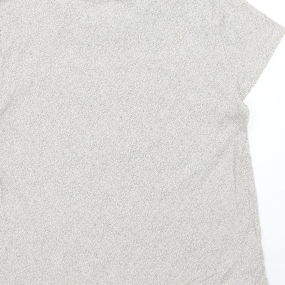 Womens UK Size M H&M Beige Basic T-Shirt