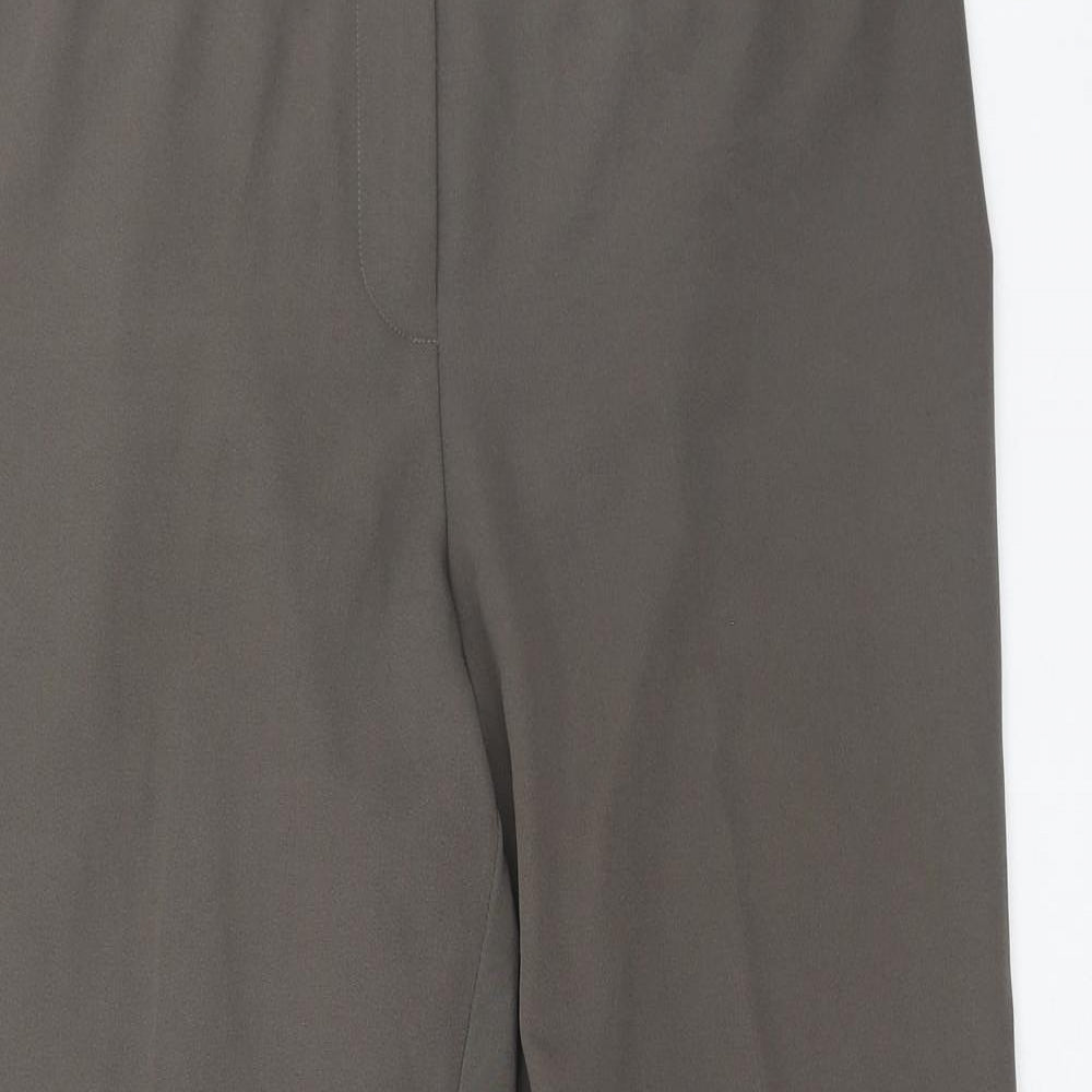 Womens UK Size 16 Preworn Regular Fit  Brown Trousers