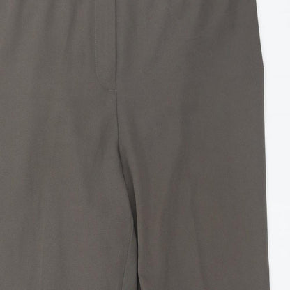 Womens UK Size 16 Preworn Regular Fit  Brown Trousers