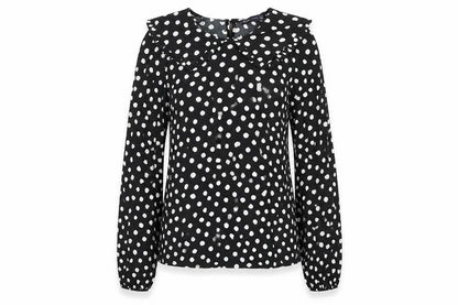 Womens UK Size 6 Marks and Spencer Black Basic Blouse