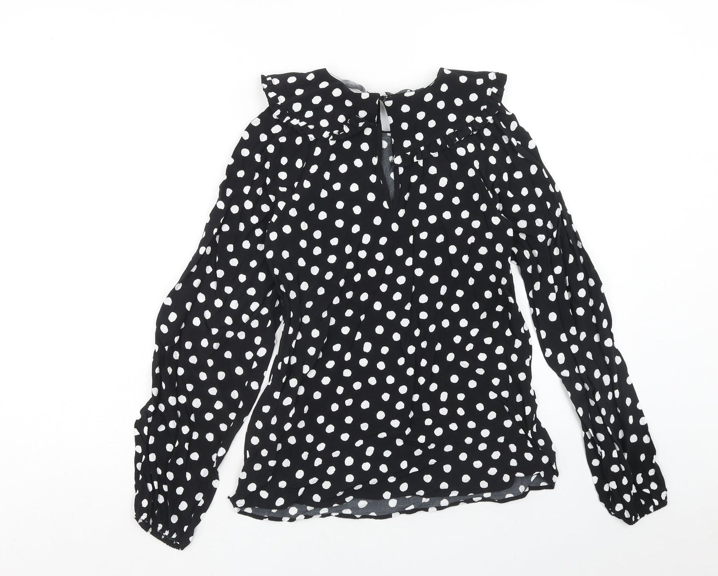 Womens UK Size 6 Marks and Spencer Black Basic Blouse