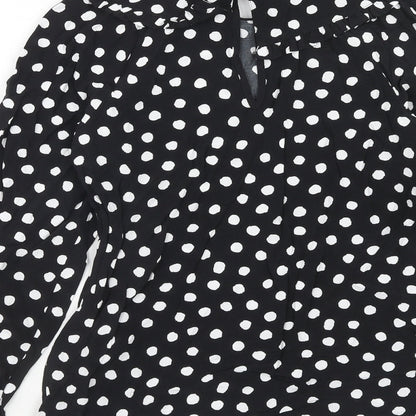 Womens UK Size 6 Marks and Spencer Black Basic Blouse