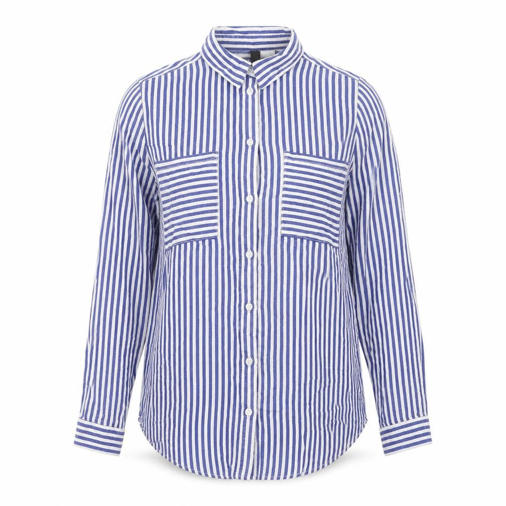 Womens UK Size 6 H&M Blue Basic Blouse