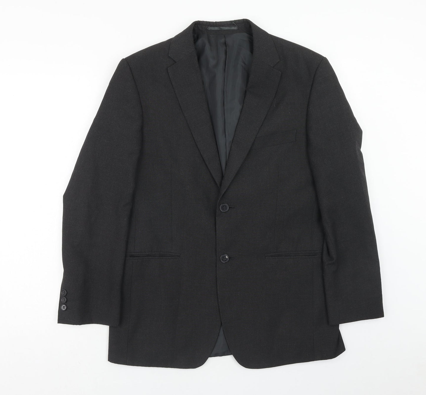Mens UK Size 38 Karl Jackson Regular Grey Suit Jacket