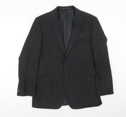 Mens UK Size 38 Karl Jackson Regular Grey Suit Jacket
