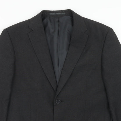 Mens UK Size 38 Karl Jackson Regular Grey Suit Jacket
