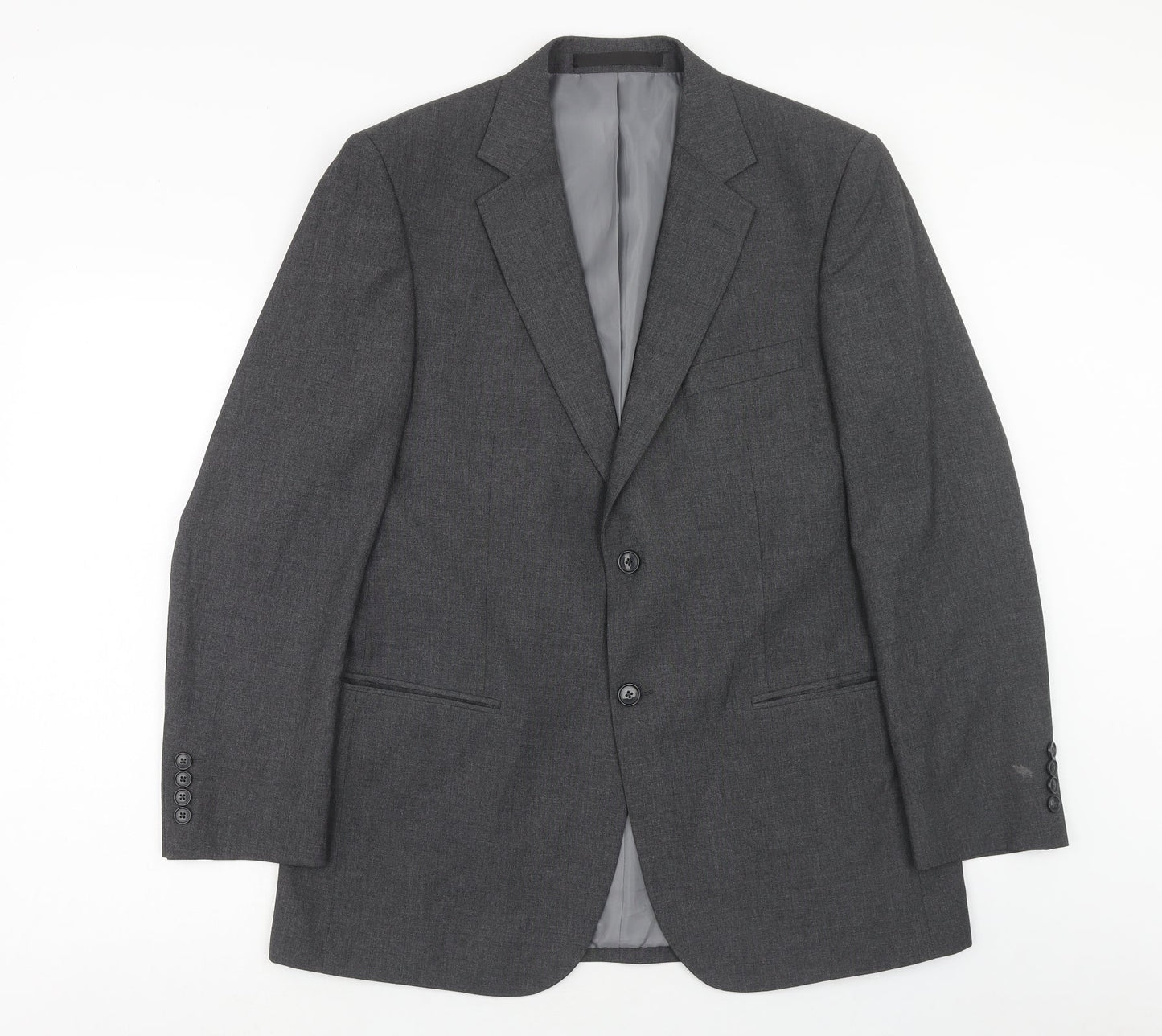 Mens UK Size 40 Marks and Spencer Regular Grey Suit Jacket