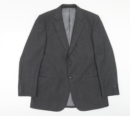 Mens UK Size 40 Marks and Spencer Regular Grey Suit Jacket