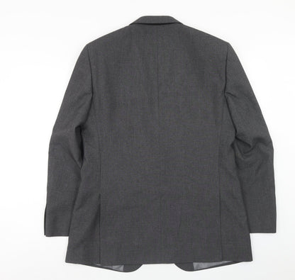 Mens UK Size 40 Marks and Spencer Regular Grey Suit Jacket