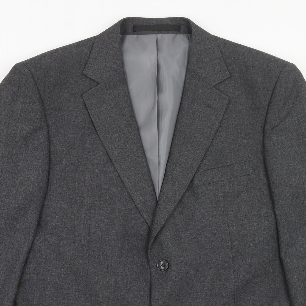 Mens UK Size 40 Marks and Spencer Regular Grey Suit Jacket