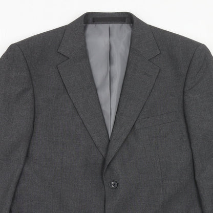 Mens UK Size 40 Marks and Spencer Regular Grey Suit Jacket