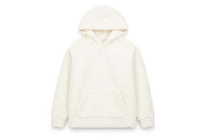 Gap Girls Ivory Polyester Pullover Hoodie Size 12 Years Pullover