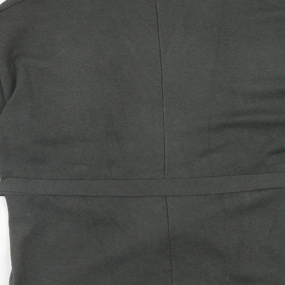 Primark Womens Grey V-Neck Polyester Cardigan Jumper Size S - Size 10-12