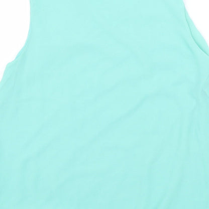 Womens UK Size M Quiz Blue Basic Tank