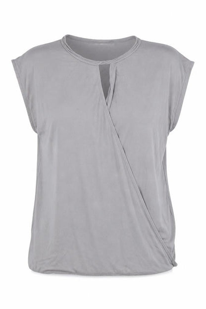 Womens UK Size M Max Studio Grey Basic T-Shirt