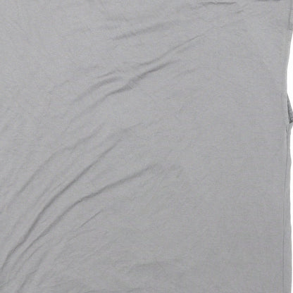 Womens UK Size M Max Studio Grey Basic T-Shirt