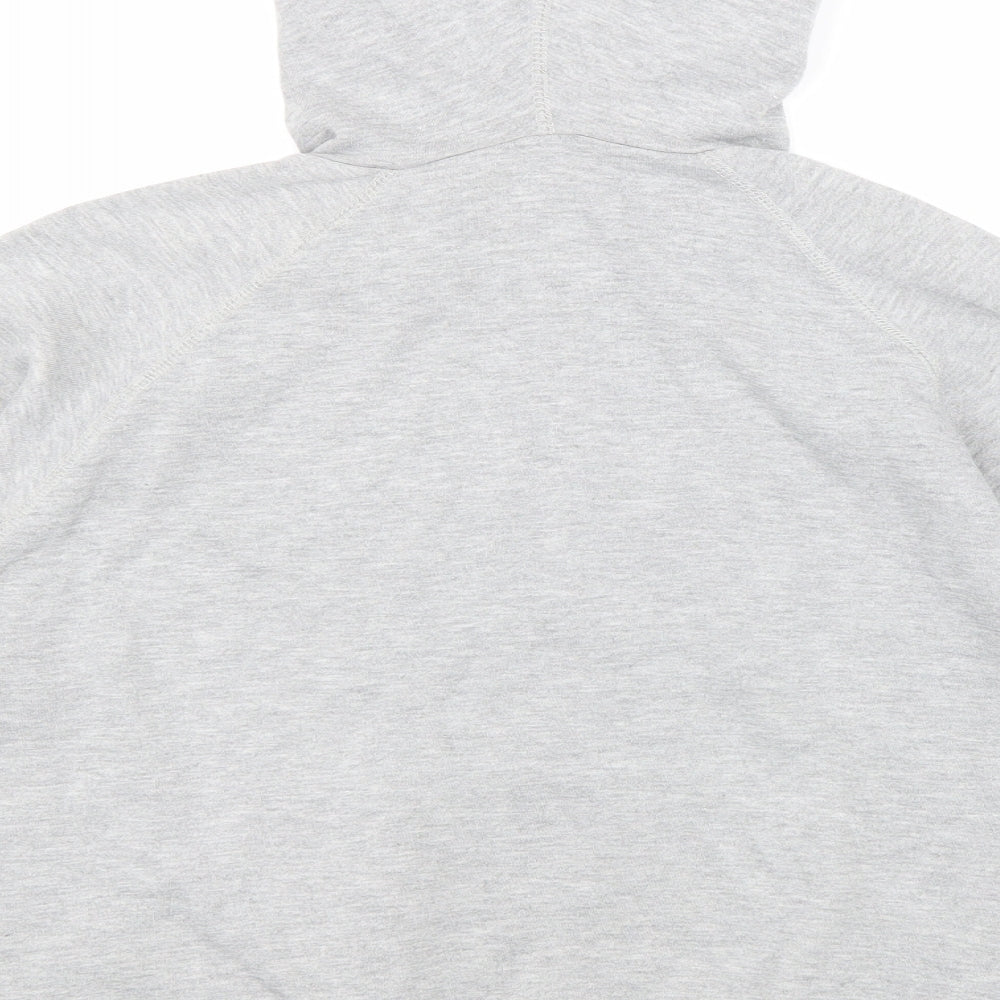 Goula Boys Grey Cotton Pullover Hoodie Size 10-11 Years Pullover - Athletic