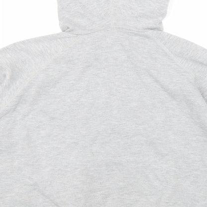 Goula Boys Grey Cotton Pullover Hoodie Size 10-11 Years Pullover - Athletic