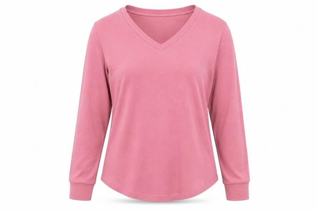 Womens UK Size M Preworn Pink Pullover Jumper
