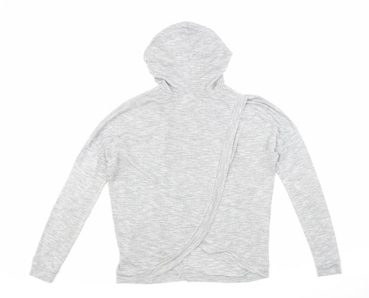 Womens UK Size 8 Papaya Grey Pullover Jumper