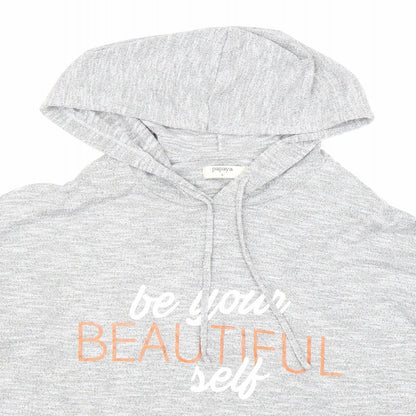 Womens UK Size 8 Papaya Grey Pullover Jumper