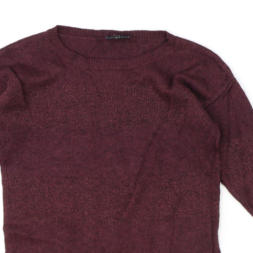 Womens UK Size 8 NEXT Red Pullover Jumper