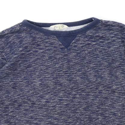 H&M Girls Blue Cotton Pullover Sweatshirt Size 13-14 Years Pullover
