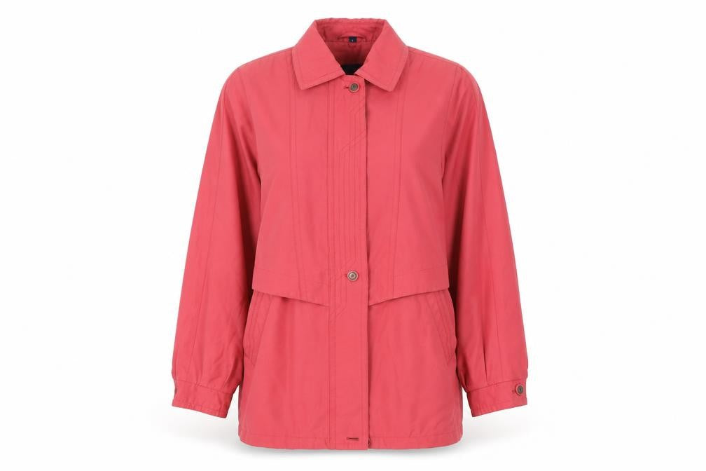 Womens UK Size M Telemac Pink Overcoat
