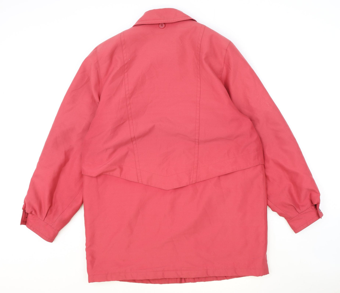 Womens UK Size M Telemac Pink Overcoat
