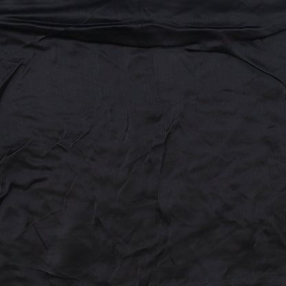 Womens UK Size L Zara Black Basic Blouse
