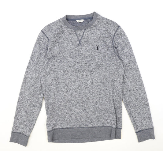 Mens UK Size S NEXT Blue Pullover Sweatshirt