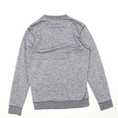 Mens UK Size S NEXT Blue Pullover Sweatshirt