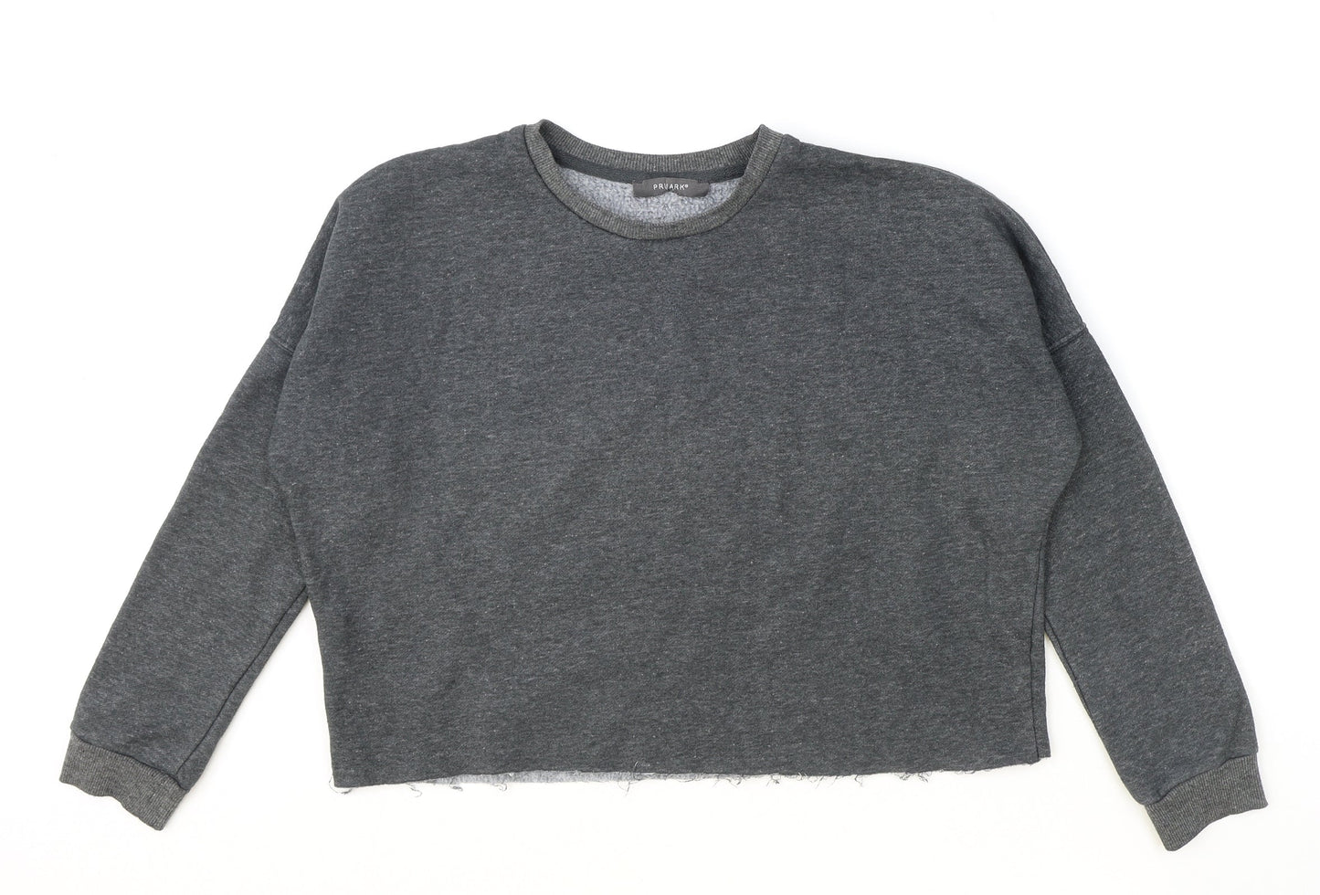 Womens UK Size 2XS Marks and Spencer Grey Basic T-Shirt