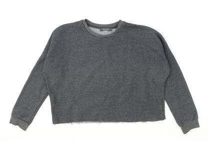Womens UK Size 2XS Marks and Spencer Grey Basic T-Shirt