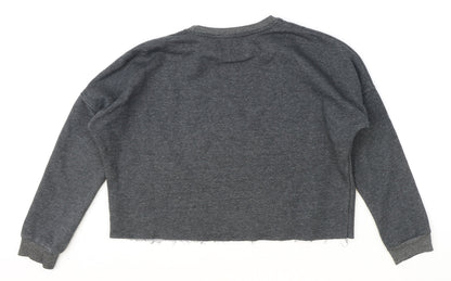 Womens UK Size 2XS Marks and Spencer Grey Basic T-Shirt