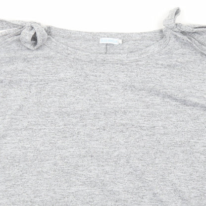 Womens UK Size S Blue Vanilla Grey Basic Blouse