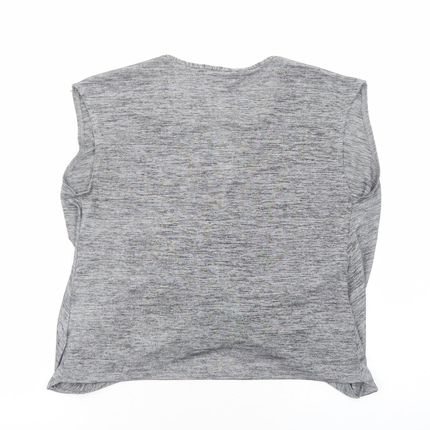 Womens UK Size 12 New Look Grey Basic Blouse