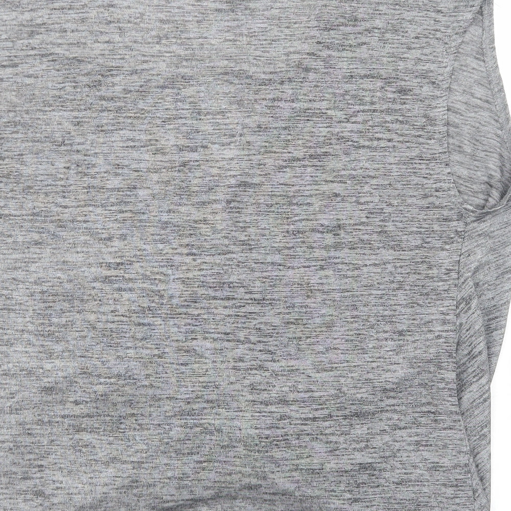 Womens UK Size 12 New Look Grey Basic Blouse