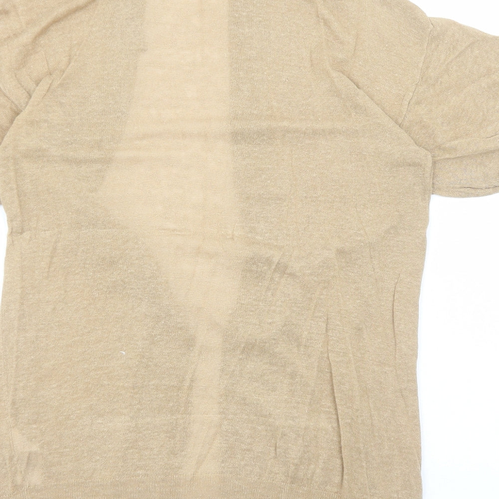 Womens UK Size 14 Marks and Spencer Brown Cardigan Jumper