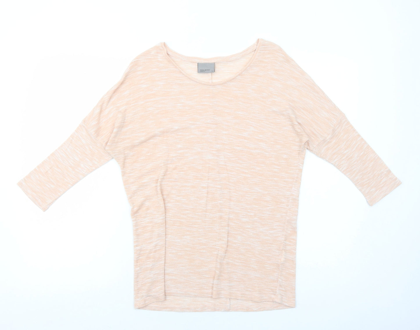 Womens UK Size XS VERO MODA Pink Basic T-Shirt